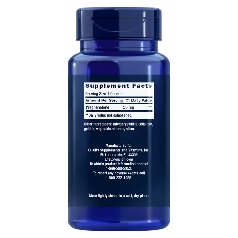 Pregnenolone 50mg (100 Capsules)