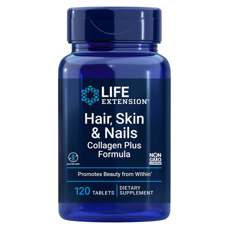 Hair, Skin & Nails Collagen Plus Formula (120 Tablets)