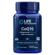CoQ10 (Ubiquinone) with d-Limonene (60 Softgels)