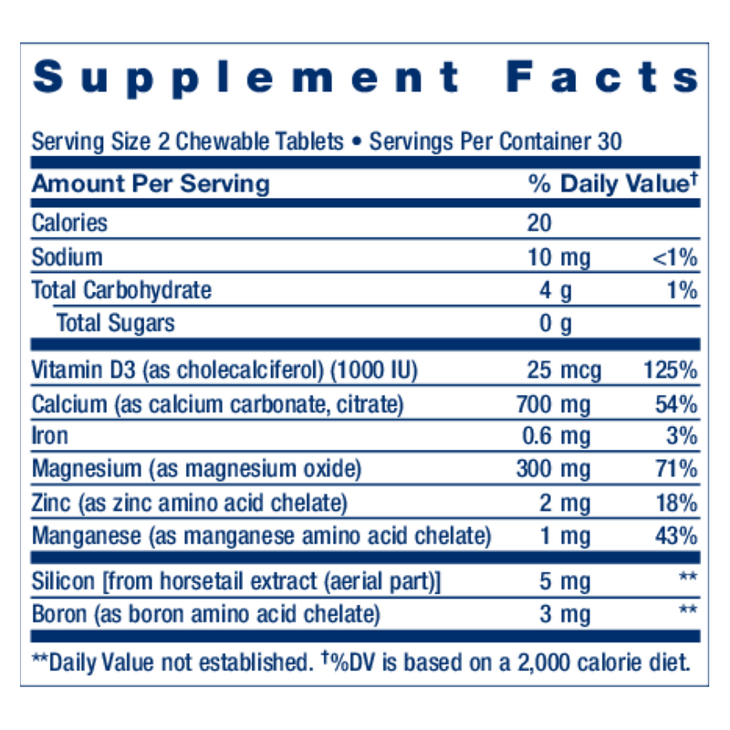Bone Restore Chocolate Sugar-Free (60 Tablets)
