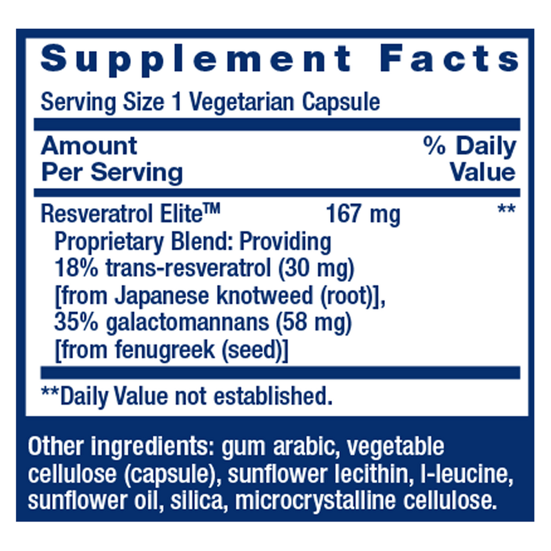 Resveratrol Elite (30 Capsules)