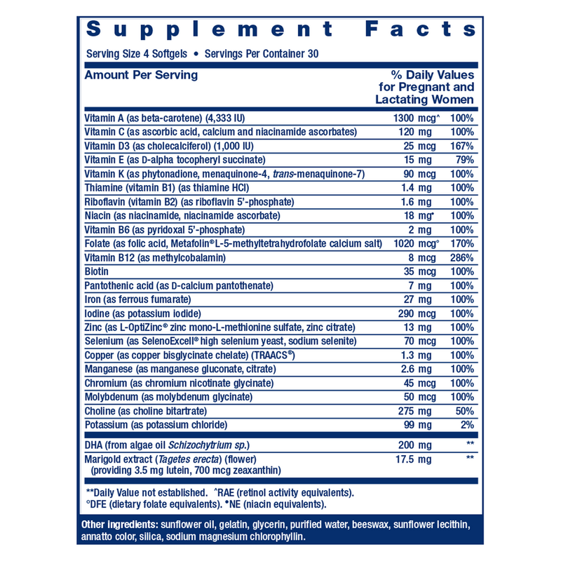 Women's Health Prenatal Advantage (120 Softgels)