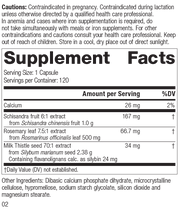 Rev 01 Supplement Facts
