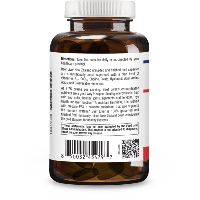 Beef Liver Capsules (150 Capsules)