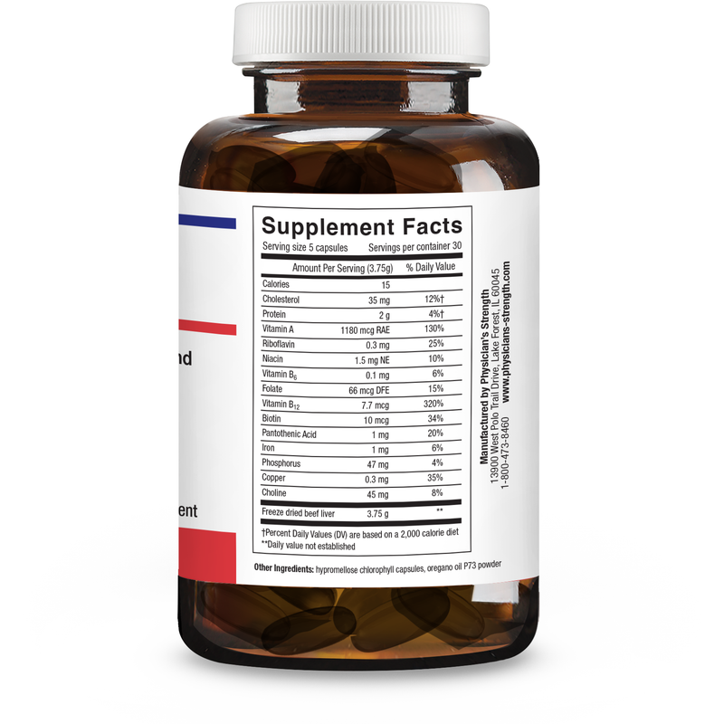 Beef Liver Capsules (150 Capsules)