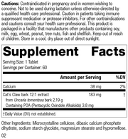 M1680 Cats Claw Forte, Rev 02 Supplement Facts