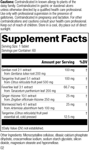 DiGest Forte, 60 Tablets, Rev 02 Supplement Facts