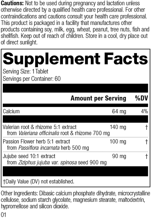 supplement fact label