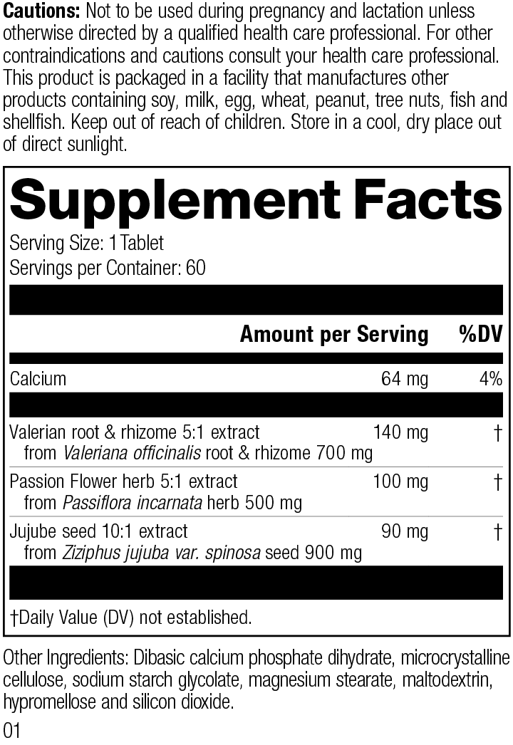 Valerian Complex, 60 Tablets