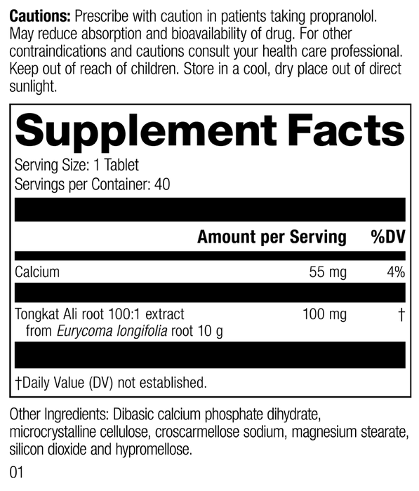 Tongkat Ali, 40 Tablets