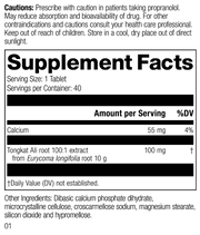 Tongkat Ali, 40 Tablets