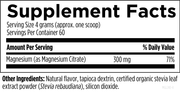 MagCitrate Powder (240g) Supplement Facts