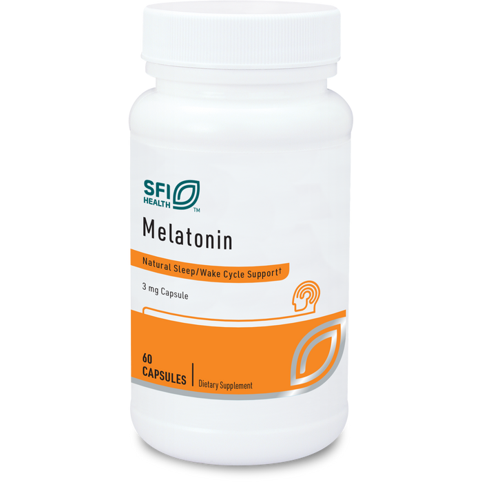 Klaire Labs - SFI Health - Melatonin 3 mg (60 Capsules) - 