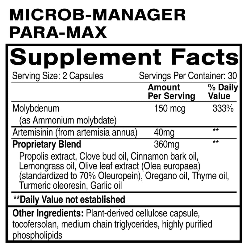 Microb-Manager Para-Max (60 Softgels)