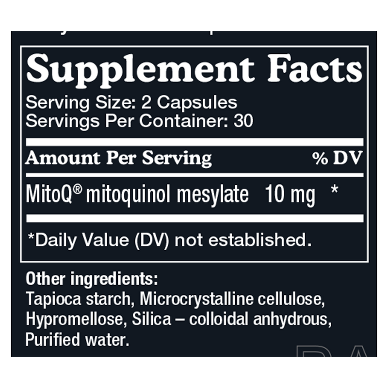 MitoQ pure (60 Capsules)