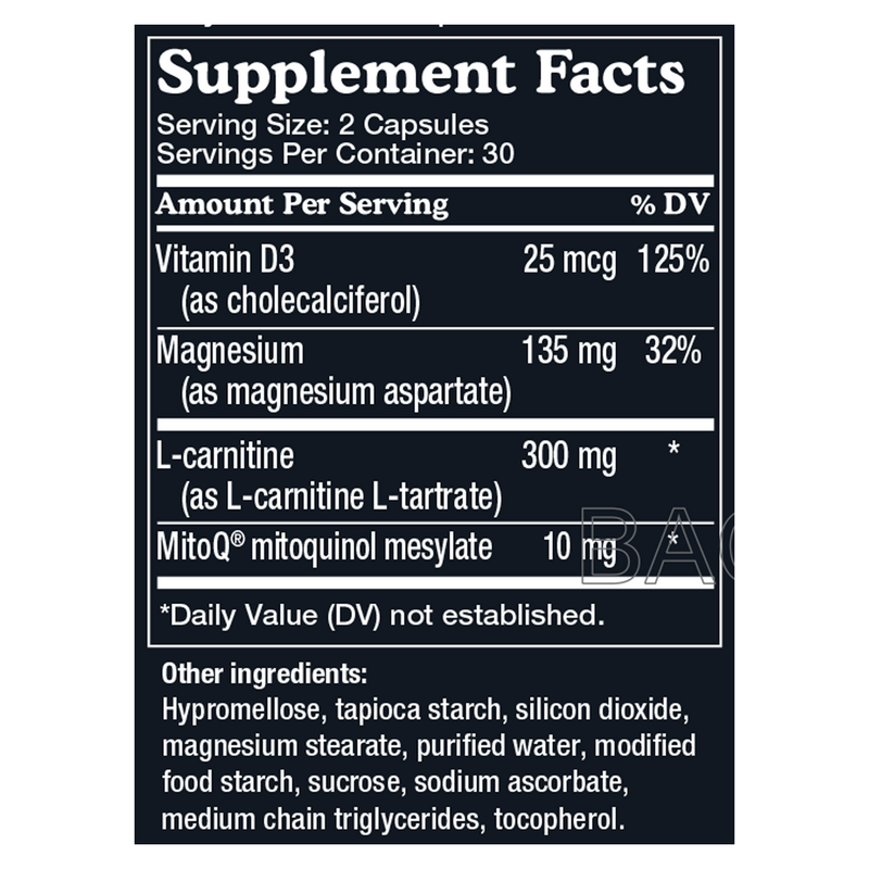 MitoQ +heart (60 Capsules)
