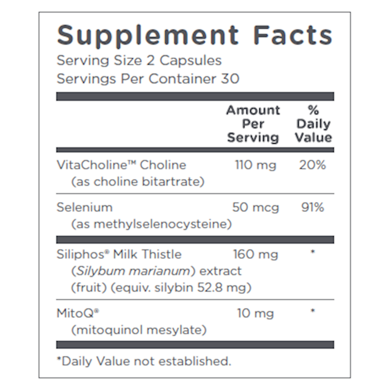 MitoQ +liver (60 Capsules)