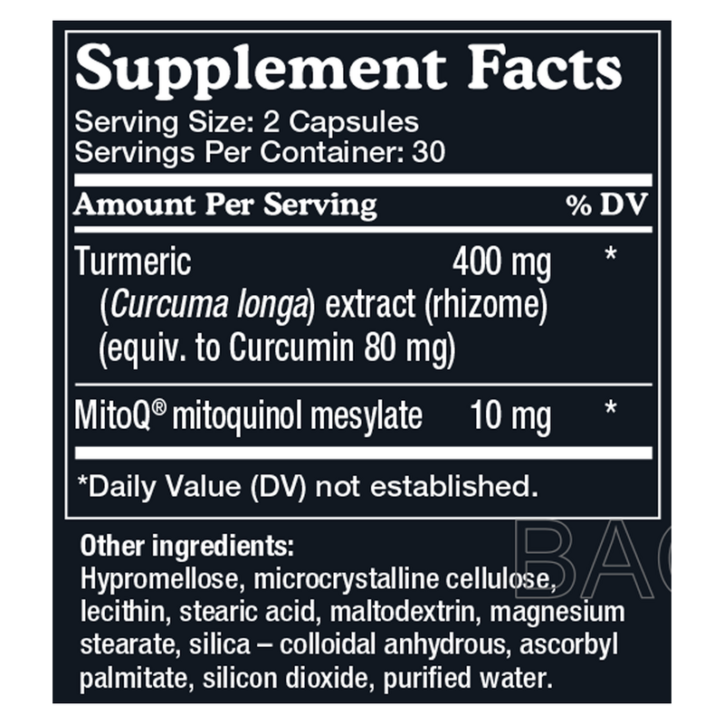 MitoQ curcumin (60 Capsules)