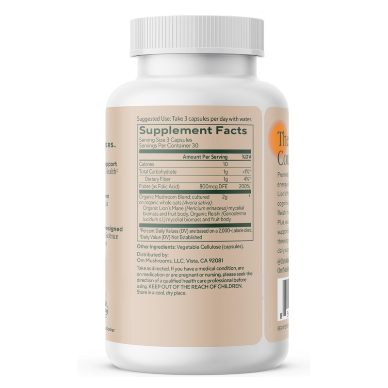 Brain Fuel Mushroom Superfood Capsules (90 Capsules)