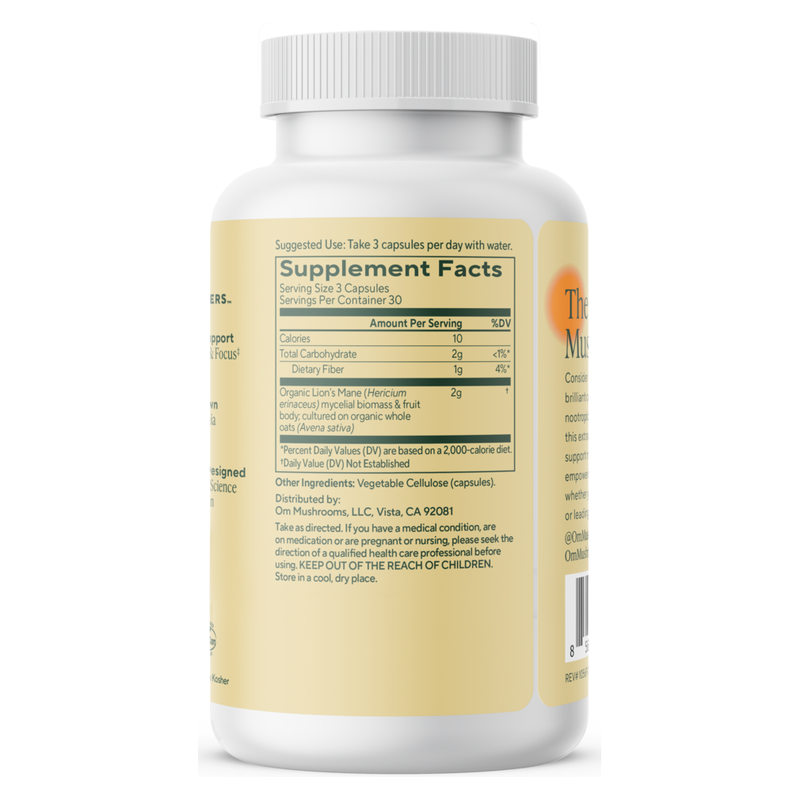 Lion's Mane Mushroom Superfood Capsules