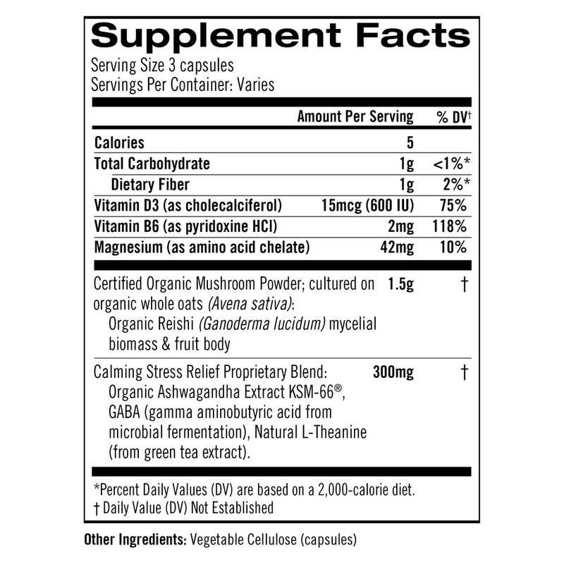 Relax Mushroom Capsules (90 Capsules)