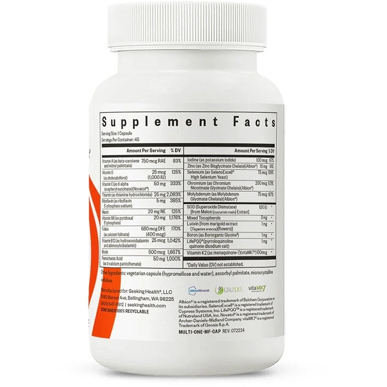Multivitamin One MF (45 Capsules)