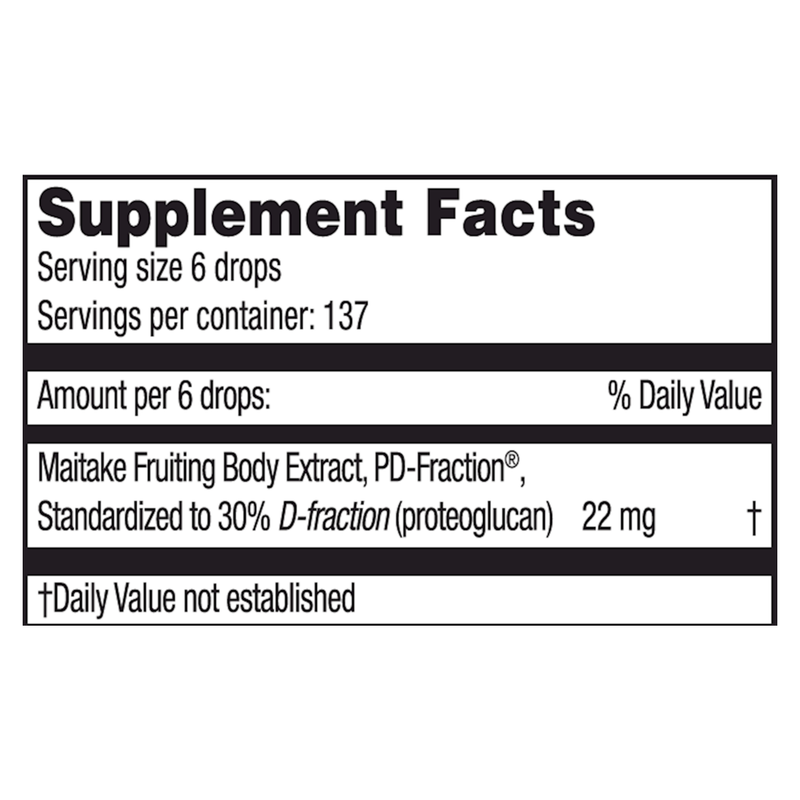 Pro Maitake D-Fraction 4X Liquid (30 ml)