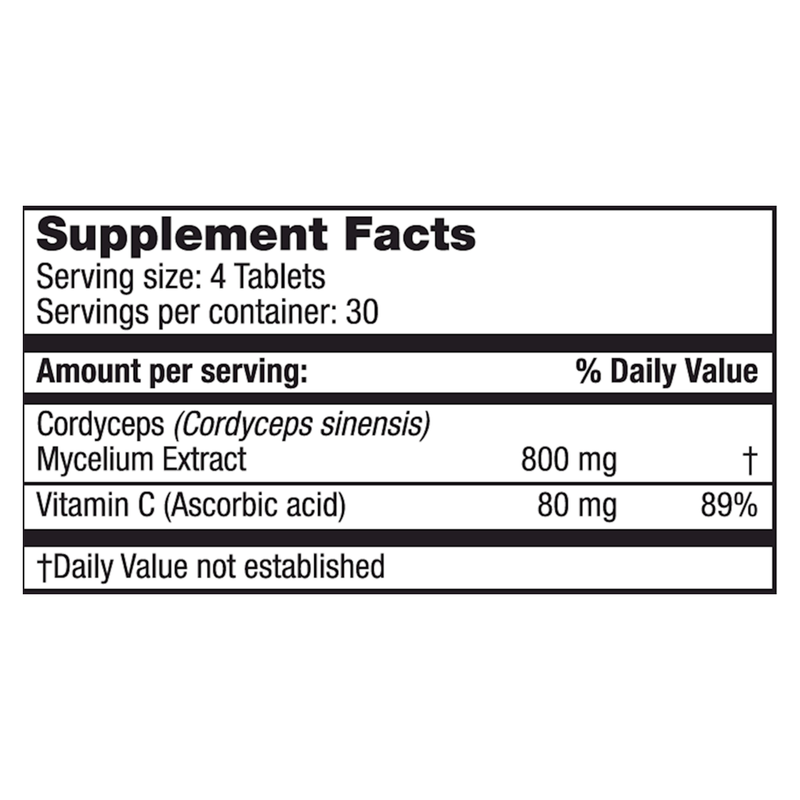 Super Cordyceps (120 Tablets)