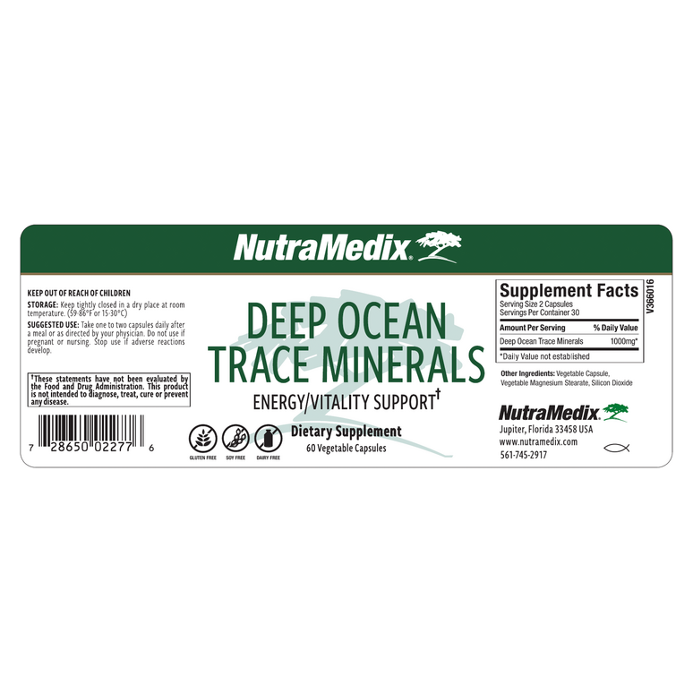 Deep Ocean Trace Minerals (60 Capsules)
