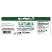 Resveratrol with Red Wine Extract (60 Capsules)