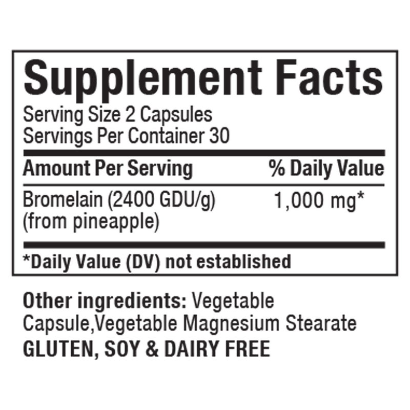 BROMELAIN (60 Capsules)