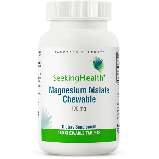 Magnesium Malate Chewable (100 Tablets)-Vitamins & Supplements-Seeking Health-Pine Street Clinic