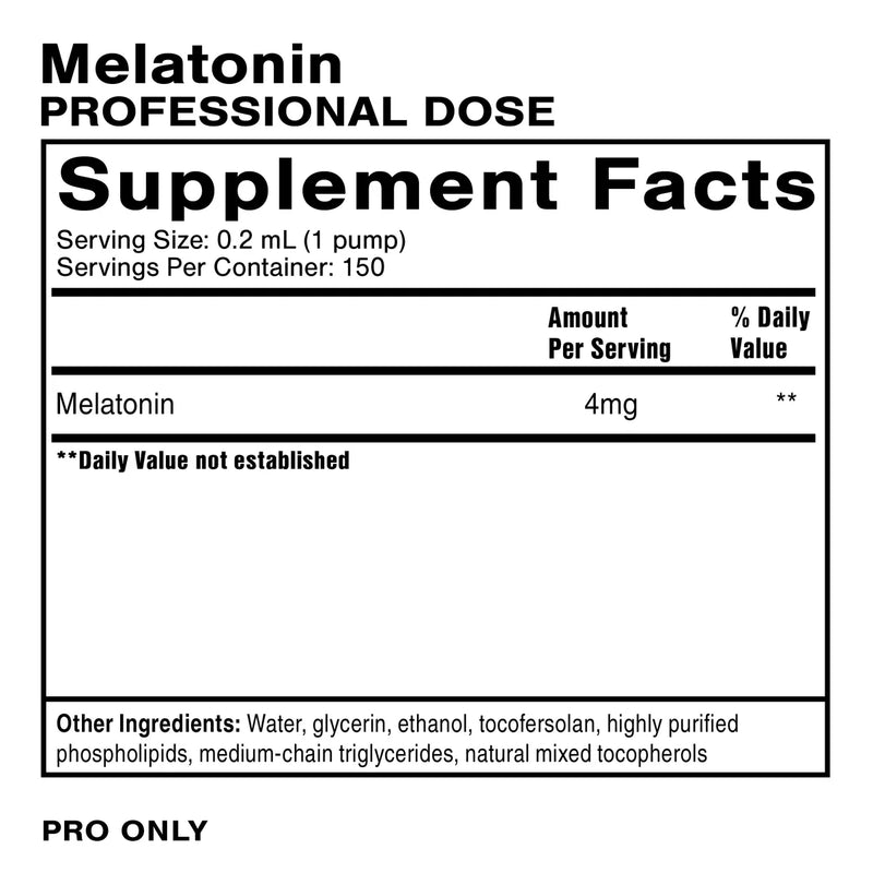 Liposomal Melatonin (30 ml)