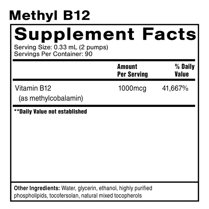 Methyl B12 Liposomal (30 ml)