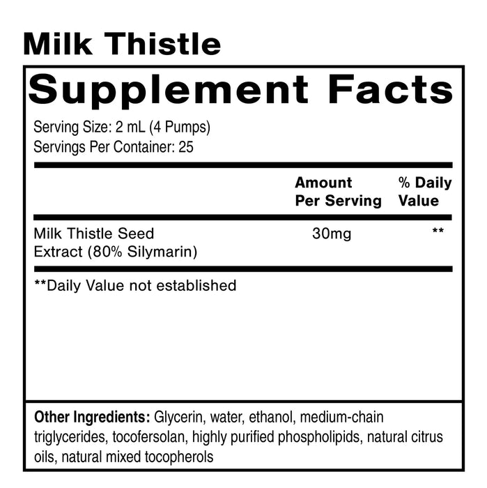 Milk Thistle Nanoemulsified (50 ml)