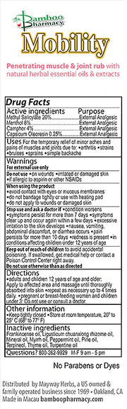 Mobility Penatrating Muscle & Joint Rub (50 mL)