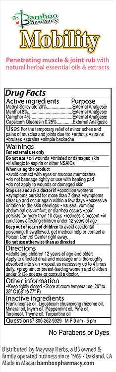 Mobility Penatrating Muscle & Joint Rub (50 mL)