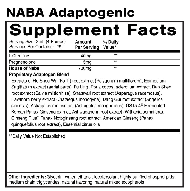Adaptogenic Black Label Reserve Blend (30 mL)