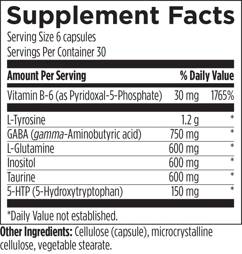Neurolink (180 Capsules) Supplement Facts