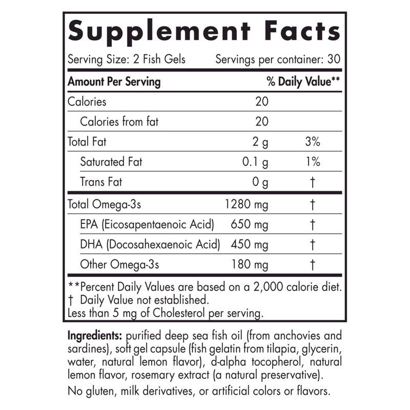 ProOmega® in Fish Gelatin (60 Softgels)