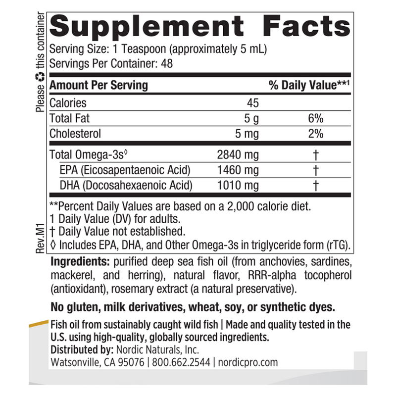 ProOmega Lemon Liquid (237 ml)