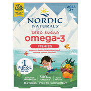 Zero Sugar Omega-3 Fishies (36 Gummies)