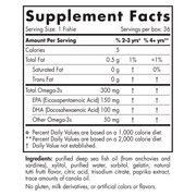 Zero Sugar Omega-3 Fishies (36 Gummies)