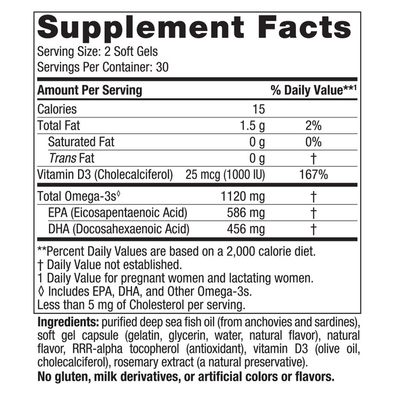 Postnatal Omega-3 (60 Softgels)