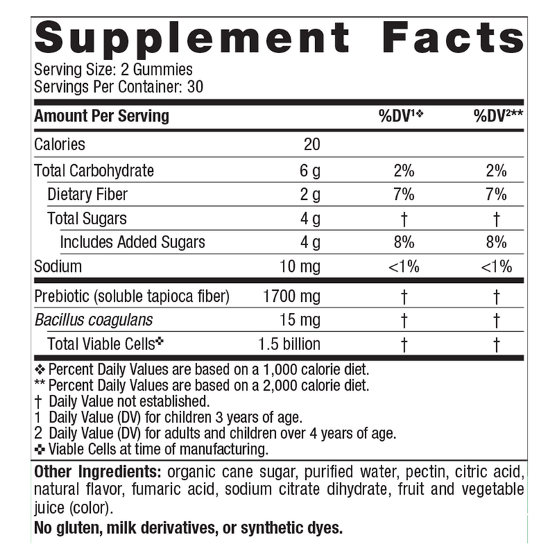 Kids Nordic Flora™ Probiotic Gummies (60 Gummies)