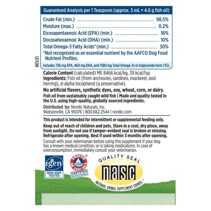 Omega-3 Pet (Medium to Large Dogs) (8 oz)