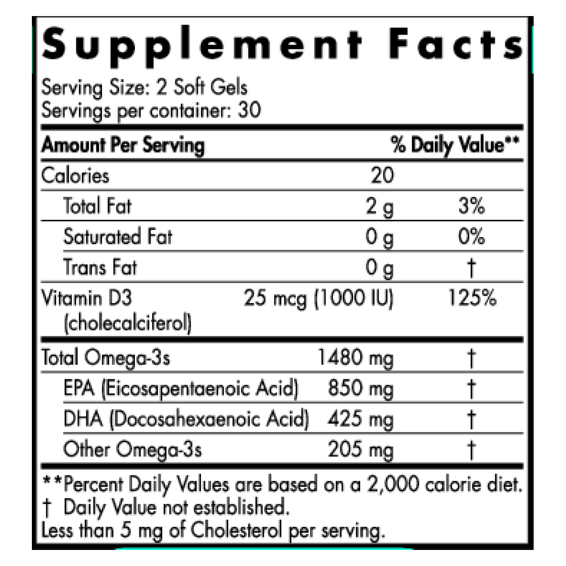 Ultimate Omega®-D3 Sport (60 Softgels)