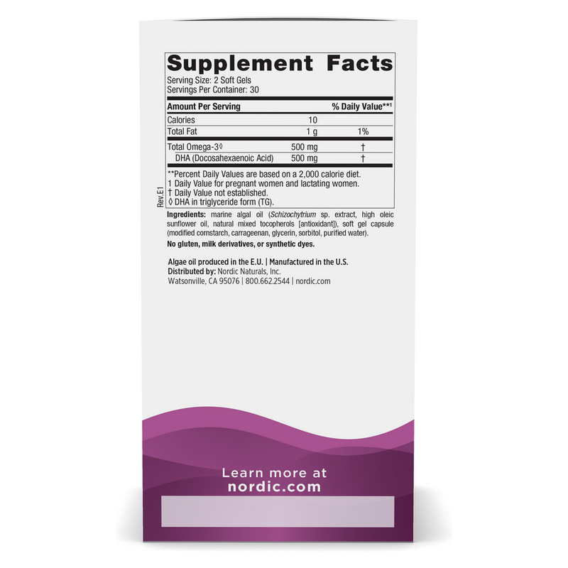 Vegan Prenatal DHA (60 Softgels)