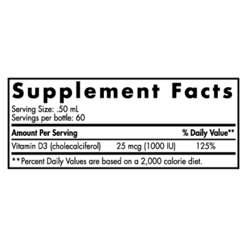 Plant-Based Vitamin D3 Liquid (30 ml)