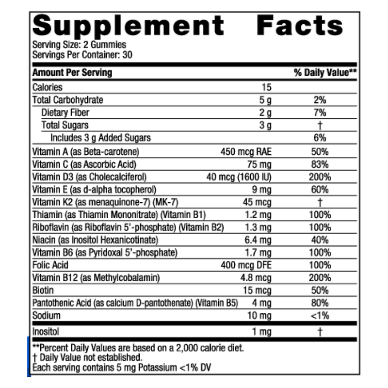 Men's Multivitamin Gummies (60 Gummies)